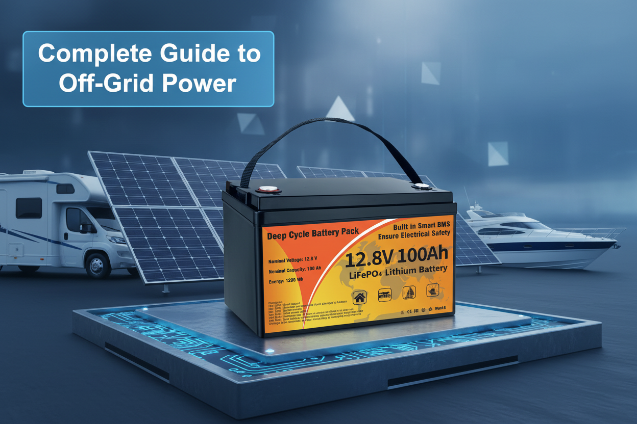 Home & Small Commercial Off-Grid/Backup Power Guide: Cycle Life, Depth of Discharge & Solar Panel Matching
