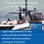 Reliable 12V 100Ah Group 31 LiFePO4 Battery - 8000+ Cycles with 100A BMS Protection