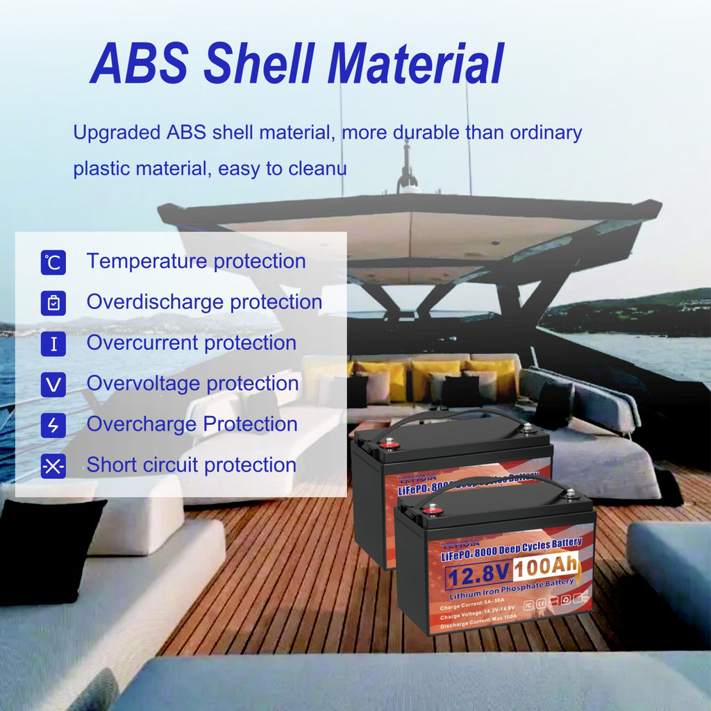 Eco-Friendly 12V 100Ah LiFePO4 Battery - Group 31 Green Energy Solution with 100A BMS