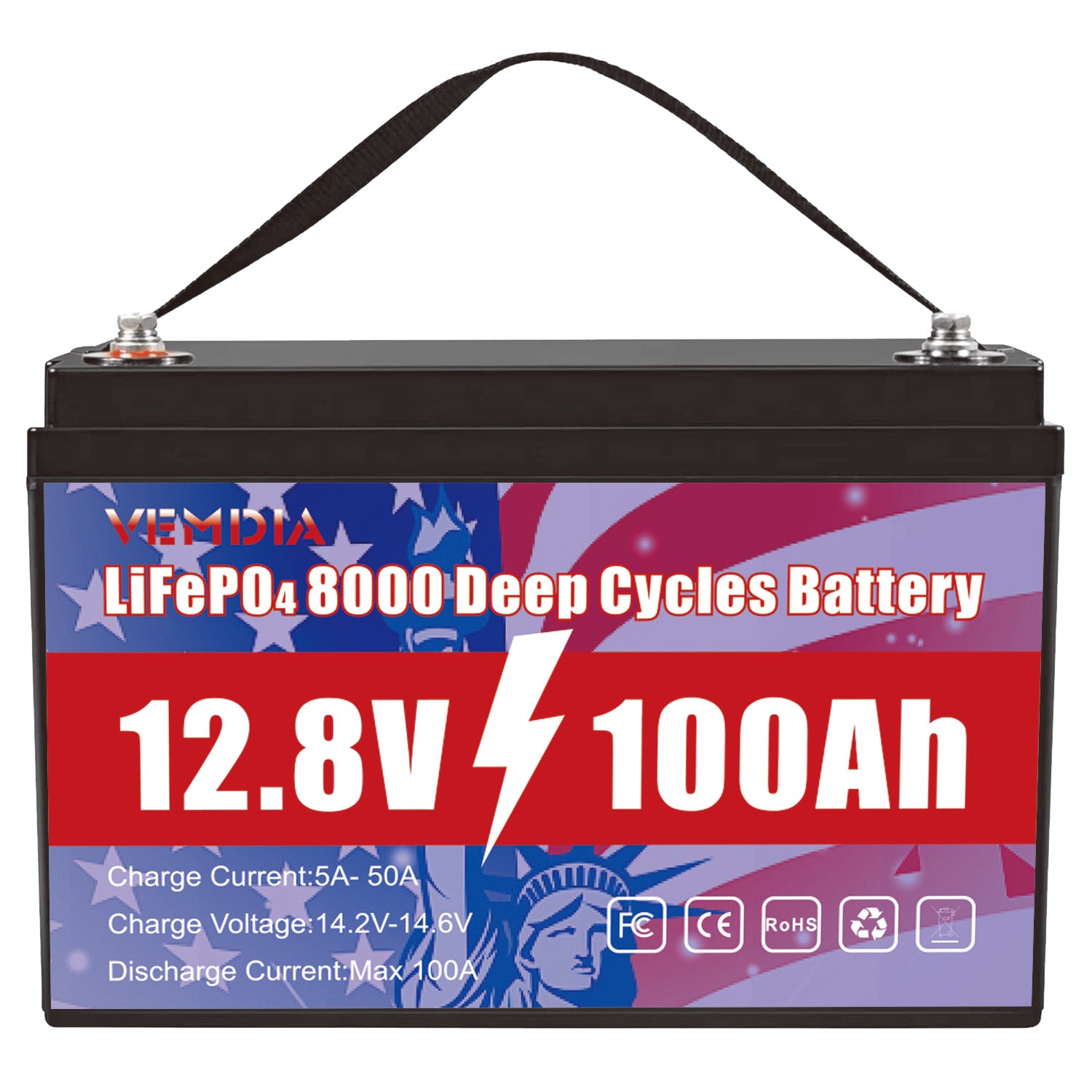 Eco-Friendly 12V 100Ah LiFePO4 Battery - Group 31 Green Energy Solution with 100A BMS