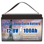 Premium 12V 100Ah Group 31 Battery - LiFePO4 Technology with Waterproof 100A BMS