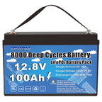 100Ah Lithium Iron Phosphate Battery - 12V Group 31 with Smart BMS for Marine &amp; Off-Grid