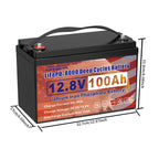 Eco-Friendly 12V 100Ah LiFePO4 Battery - Group 31 Green Energy Solution with 100A BMS