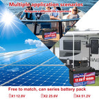 Eco-Friendly 12V 100Ah LiFePO4 Battery - Group 31 Green Energy Solution with 100A BMS