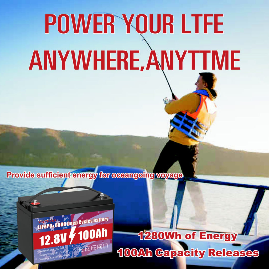 Eco-Friendly 12V 100Ah LiFePO4 Battery - Group 31 Green Energy Solution with 100A BMS