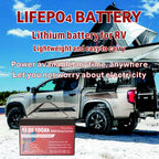 Heavy-Duty 12V 100Ah Group 31 LiFePO4 - Industrial Grade Battery with 100A BMS