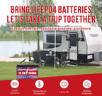 Eco-Friendly 12V 100Ah LiFePO4 Battery - Group 31 Green Energy Solution with 100A BMS