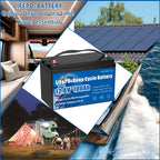 Reliable 12V 100Ah Group 31 LiFePO4 Battery - 8000+ Cycles with 100A BMS Protection